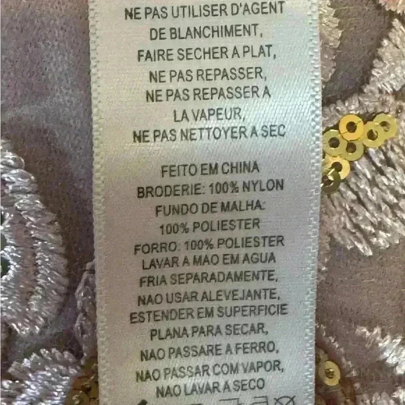 SLNY Women Tea Length Cap Sleeve Illusion Neckline Embroidered Lace Dress NWT - Picture 7 of 7